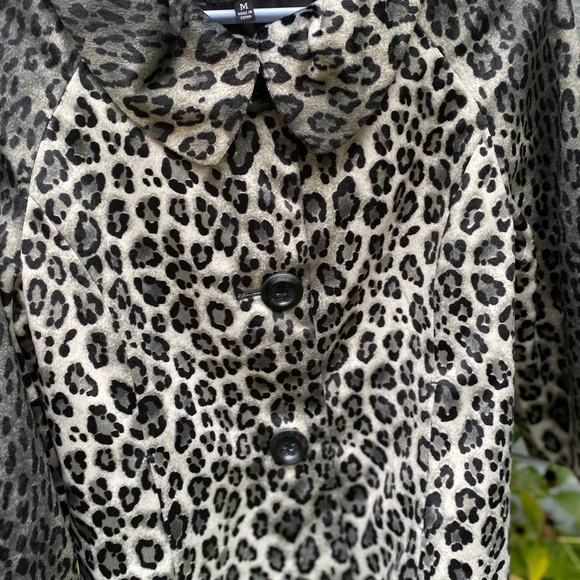Leopard Print Cropped Jacket - Picture 5 of 7